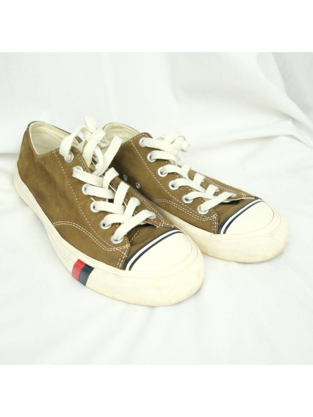 PRO-Keds Royal Lo Canvas Sneakers Brown Men Size 8.5 Casual Vintage
